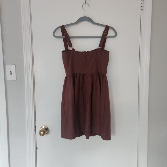 PRINCESS POLLY Brown Women's Dress - Picture 6 of 7